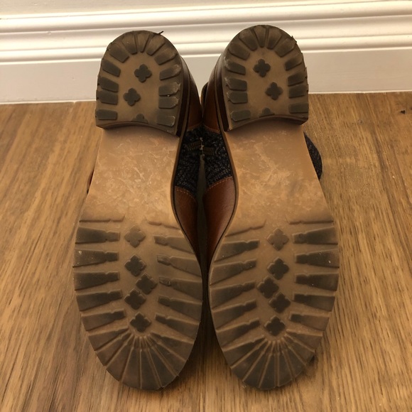 Anthropologie brown leather & wool boots, US 6.5 - Picture 7 of 7